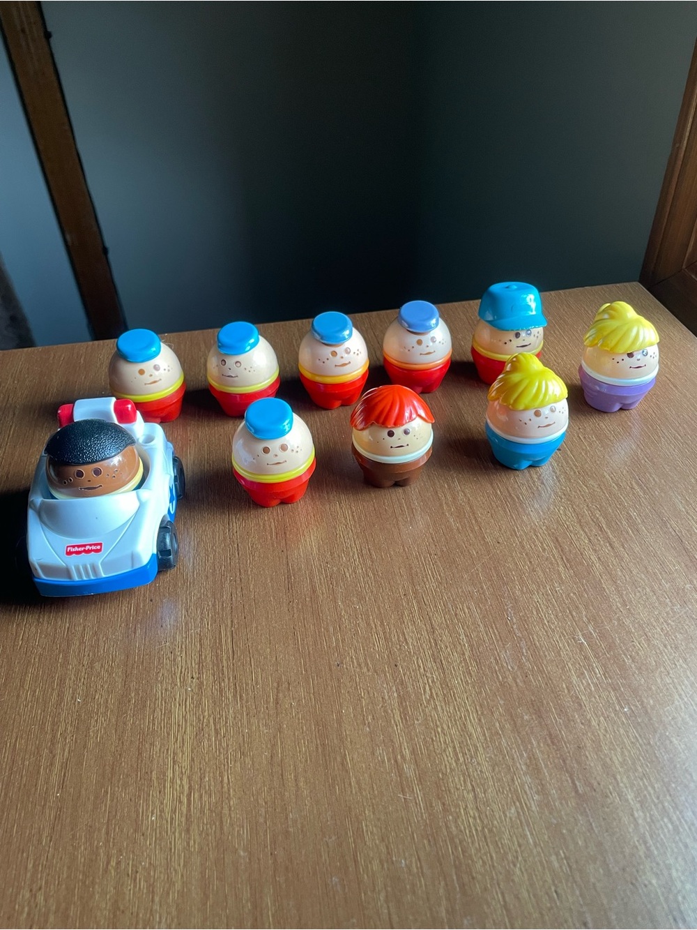 Lot of 10 Little Tikes Toddle Tots and 1 Fisher Price Car Vintage Toys